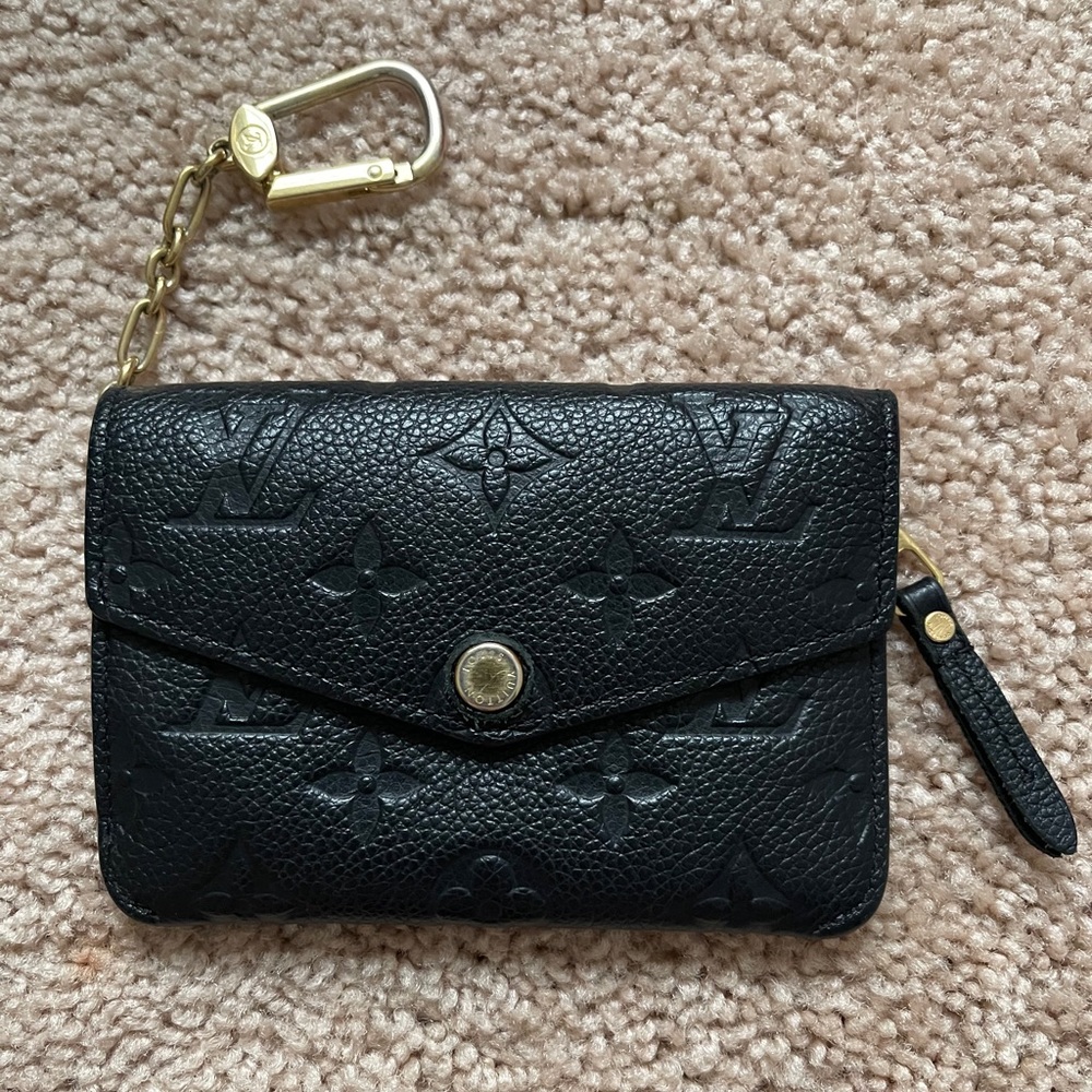Louis Vuitton Black Empreinte Key Pouch SOLD OUT